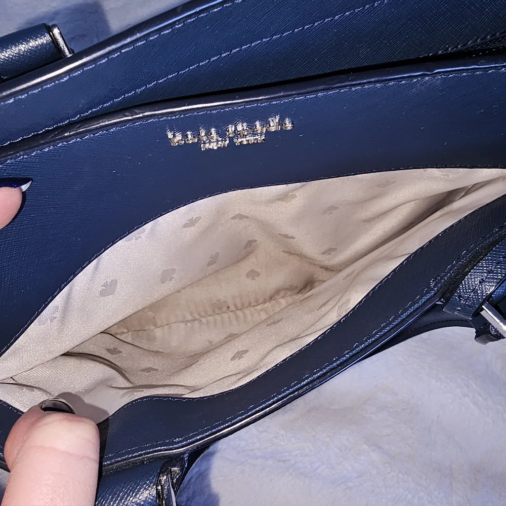 Kate Spade Cameron Medium Lavender Satchel AND Large Continental Wallet Set ♠ - Picture 5 of 16
